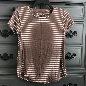 Aeropostale Seriously Soft Striped Crew Tee